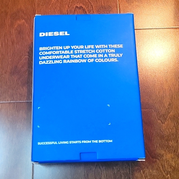 Men's Diesel Sebastian 3 Pack Cotton Stretch Boxer Brief Trunks - Picture 8 of 8